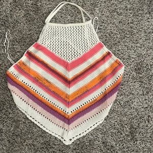 Crochet halter top